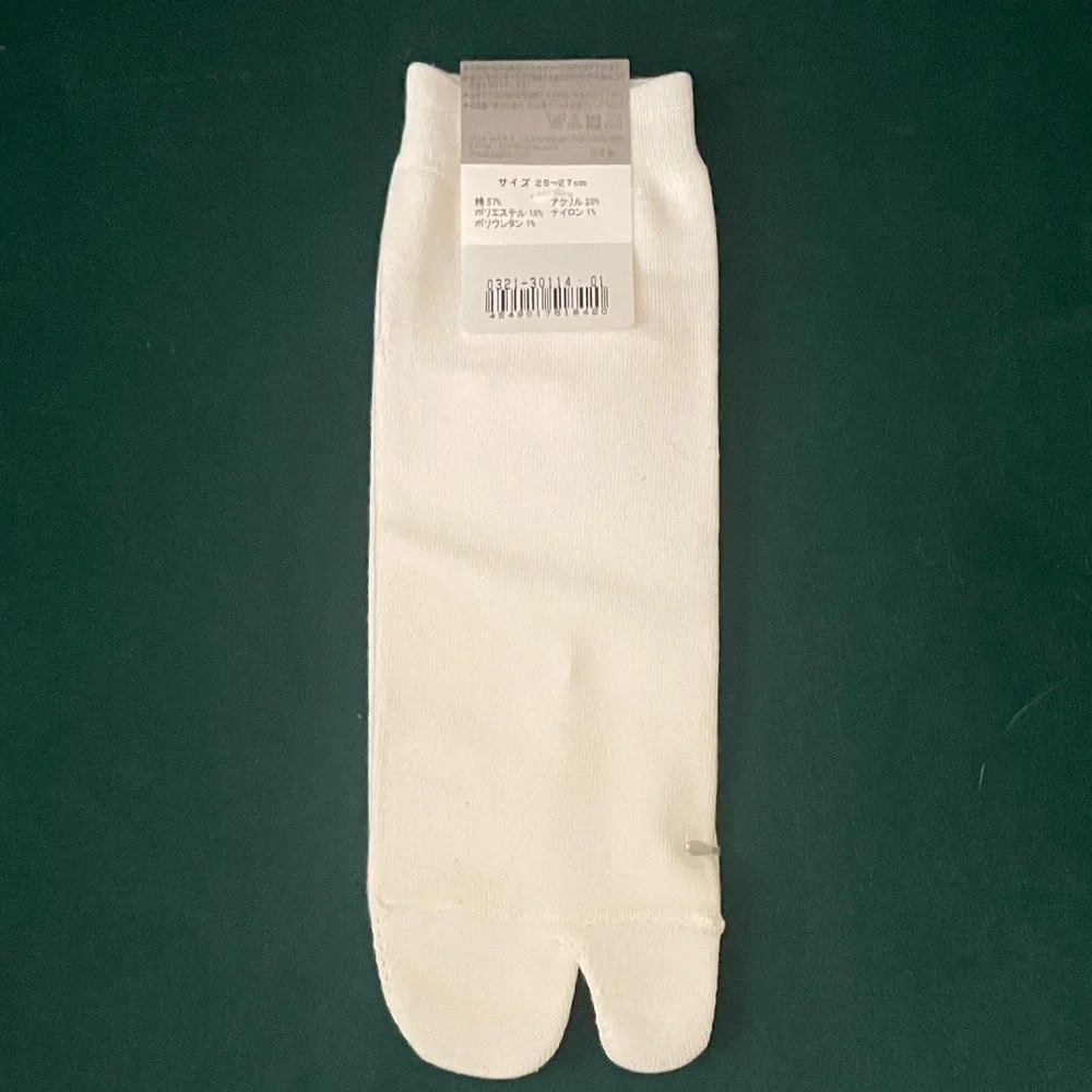 Pair of white Toe Socks - Picture 4 of 5